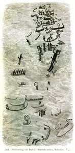 Rock Carvings at Backa in Brastad Parish, Bohuslän by Oscar Montelius